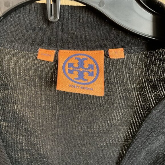 Tory Burch Womens Button Up Merino Wool Cardigan With Gold Buttons Size Small - Picture 3 of 4